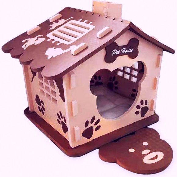A dog bed suitable for small and medium sized dogs